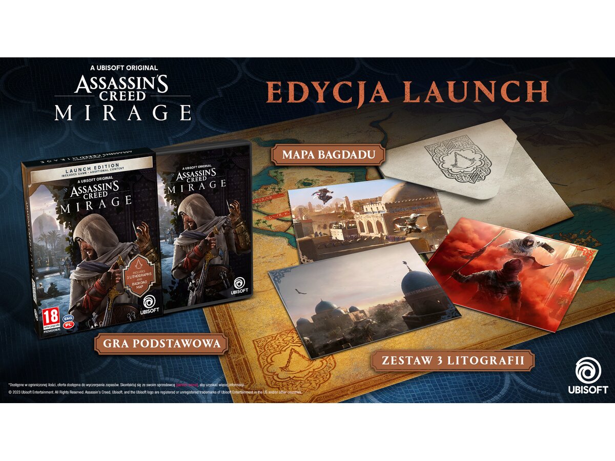 Assassin’s Creed Mirage – Launch Edition 100zł taniej